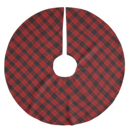 Kerst geruit patroon Red Buffalo Plaid Kerstboom Rok