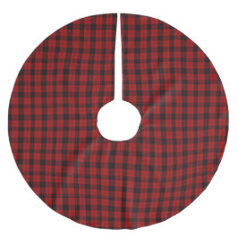 Kerst geruit patroon Red Buffalo Plaid Kerstboom Rok