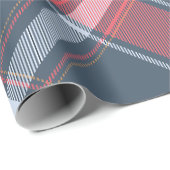 Kerst geruite Tartan Diagonal Wrapping Papier (Rol Hoek)