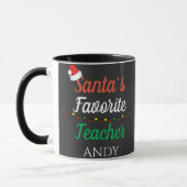 Kerst Geschenk Waardering Voor Leraar Kerstmis Dan Mok (Links)