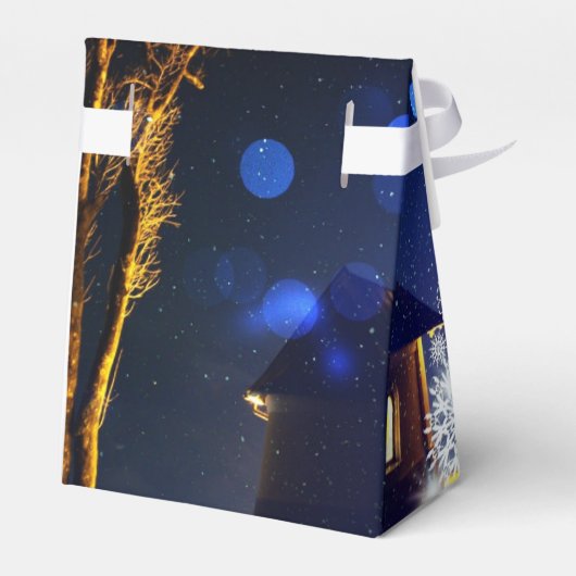 Kerst geschenkdoos bedankdoosjes (Achterkant)