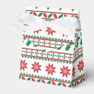 Kerst geschenkdoos met maretak in een tent bedankdoosjes