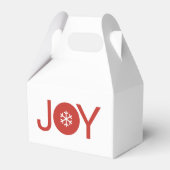 Kerst Geschenkdoos met Vreugde Bedankdoosjes (Achterkant)