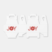 Kerst Geschenkdoos met Vreugde Bedankdoosjes (Uitgevouwen)