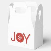 Kerst Geschenkdoos met Vreugde Bedankdoosjes (Geopend)
