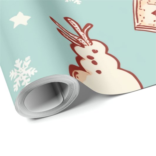 Kerst geschenken patroon inpakpapier (Rol Hoek)