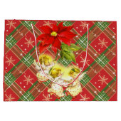 Kerst gespeeld met engelen groot cadeauzakje (Achterkant)