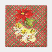 Kerst gespeeld met engelen magneet (Voorkant)