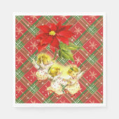 Kerst gespeeld met engelen servet (Voorkant)