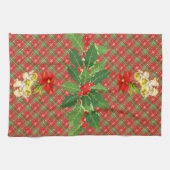 Kerst gespeeld met engelen theedoek (Horizontaal)