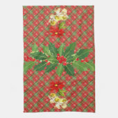 Kerst gespeeld met engelen theedoek (Verticaal)