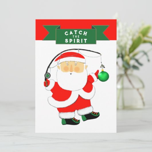 Kerst Gevist Feestdagenkaart (Staand voorkant)