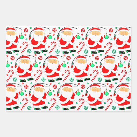 Kerst Gevist Inpakpapier Vel (Voorkant 3)