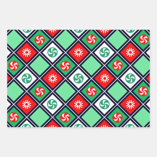 Kerst Gevist Inpakpapier Vel (Voorkant 2)