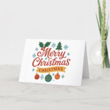 Kerst gevouwen kerstkaart