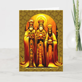 Kerst gevouwen Wenskaart Kaart