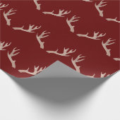 Kerst gewei inpakpapier (Hoek)