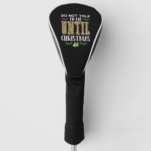 Kerst gezegde Xmas Golfheadcover (Voorkant)
