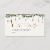 Kerst Gezellige Luiers Raffle Enclosure Kaart (Voorkant)