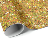 Kerst Gezellige Marlo Glitter Cadeaupapier (Rol Hoek)