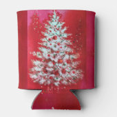 Kerst Gift Exchange Personaliseer Naam Tall Blikjeskoeler (Achterkant)