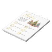 Kerst Gift Exchange Tear Away Party Game Notitieblok (Linkerzijde)