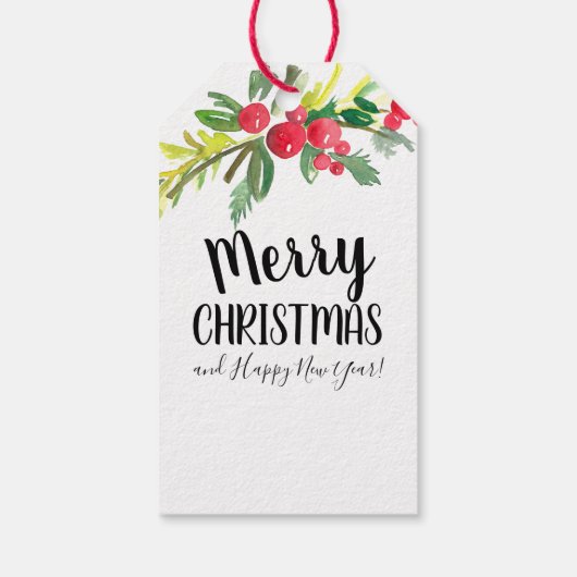 Kerst Gift Kaart Hang Label Cadeaulabel (Achterkant)
