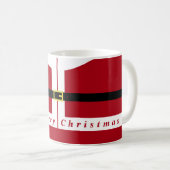 Kerst Gift Mok Grappig Santa Design (Voorkant rechts)