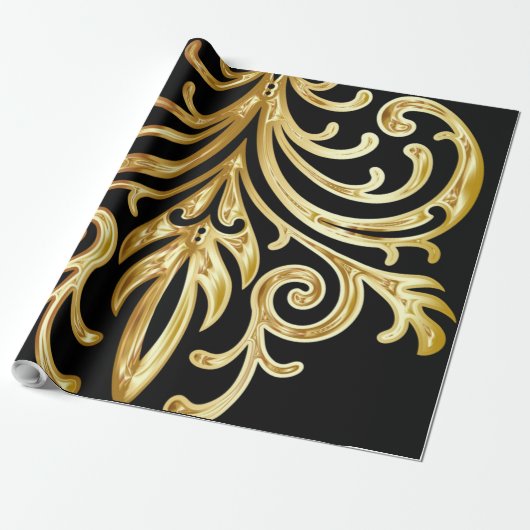 Kerst Gifts Authority® Cadeaupapier (Uitgerold)