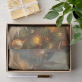 Kerst Ginger kussende Katten Tissue Papier (Geschenk)