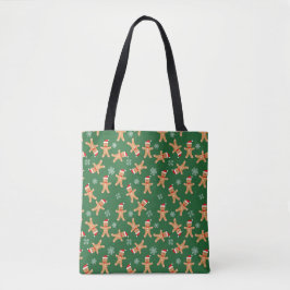 Kerst Gingerbread Baby Cookies Print Boodschappent Tote Bag