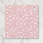 Kerst Gingerbread Baby shower Favoriet Gift Labels (Achterkant)