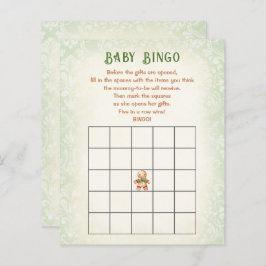 Kerst Gingerbread Baby shower Game Baby Bingo
