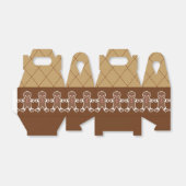 Kerst Gingerbread Boys Gift Box Bedankdoosjes (Uitgevouwen)