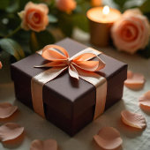 Kerst Gingerbread Cookie Brown D78F62 Satijnen Lint