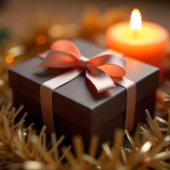 Kerst Gingerbread Cookie Brown D78F62 Satijnen Lint