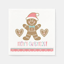 Kerst Gingerbread Cookie Party Servet