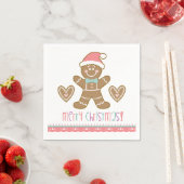 Kerst Gingerbread Cookie Party Servet (Insitu)