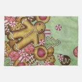 Kerst Gingerbread Cookies Keuken Handdoek Gift (Horizontaal)