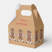 Kerst Gingerbread Favor Box Bedankdoosjes (Achterkant)