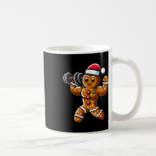 Kerst Gingerbread Gewichtheffen Man Workout Bo Koffiemok