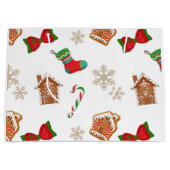 Kerst gingerbread groot cadeauzakje (Voorkant)