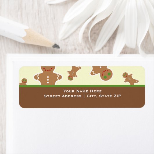 Kerst Gingerbread Heren Labels (Insitu)