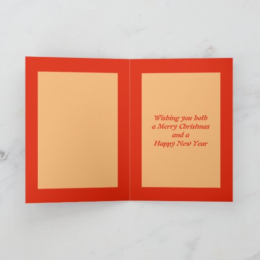 Kerst gingerbread homokoppel op maat kaart (Binnen)