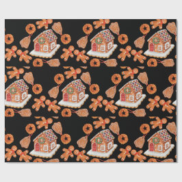 Kerst Gingerbread House Cookies Cadeaupapier