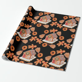 Kerst Gingerbread House Cookies Cadeaupapier