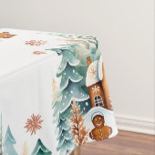 Kerst Gingerbread House Gingerbread figuur Tafelkleed (Voorbeeld)