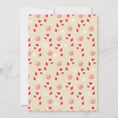 Kerst Gingerbread House Party Ho Ho Ho Kaart (Achterkant)