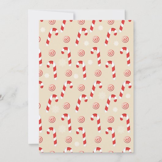 Kerst Gingerbread House Party Ho Ho Ho Kaart (Achterkant)