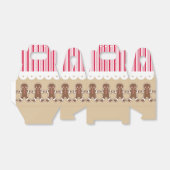 Kerst Gingerbread House Party Treats Gift Box Bedankdoosjes (Uitgevouwen)